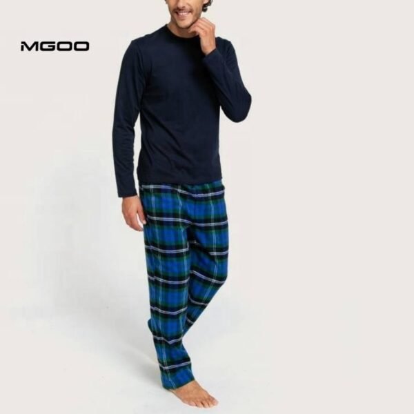 Men t shirts and pants custom pajama set - Image 3