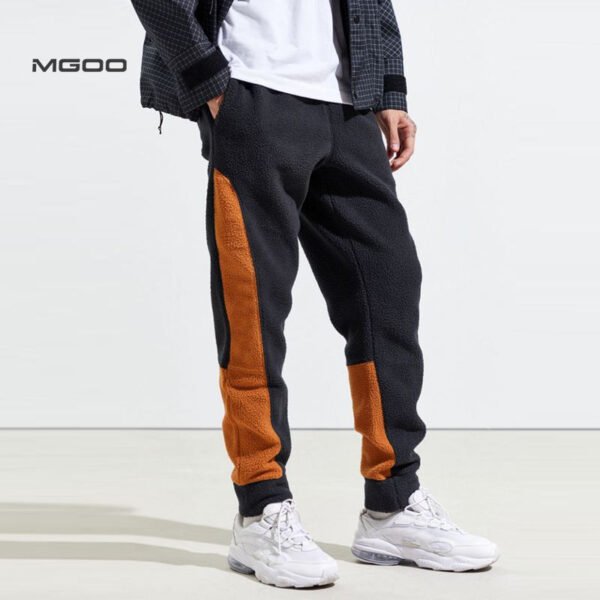 Men color block men sweatpants custom - Image 3