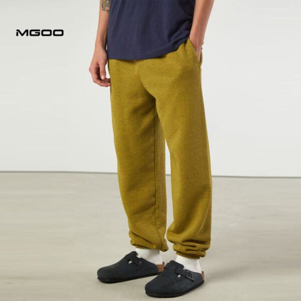 Men plain color trackpants sweatpants cotton - Image 4