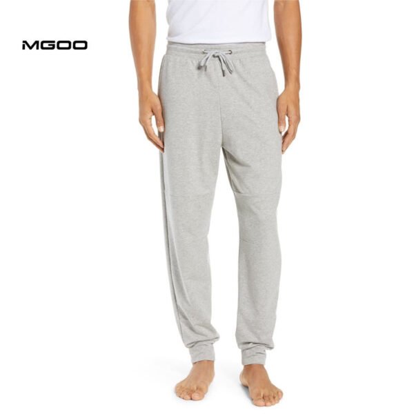 Men plain color trackpants sweatpants cotton - Image 3