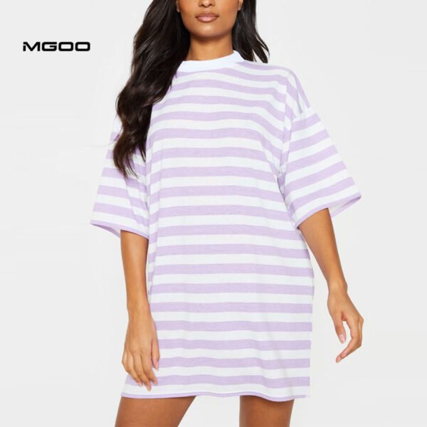 Women night oversize cotton t shirt sleepwear - Image 4